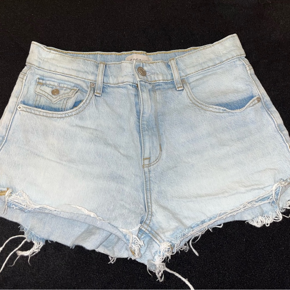 Light Wash Denim High-Rise Women’s Shorts